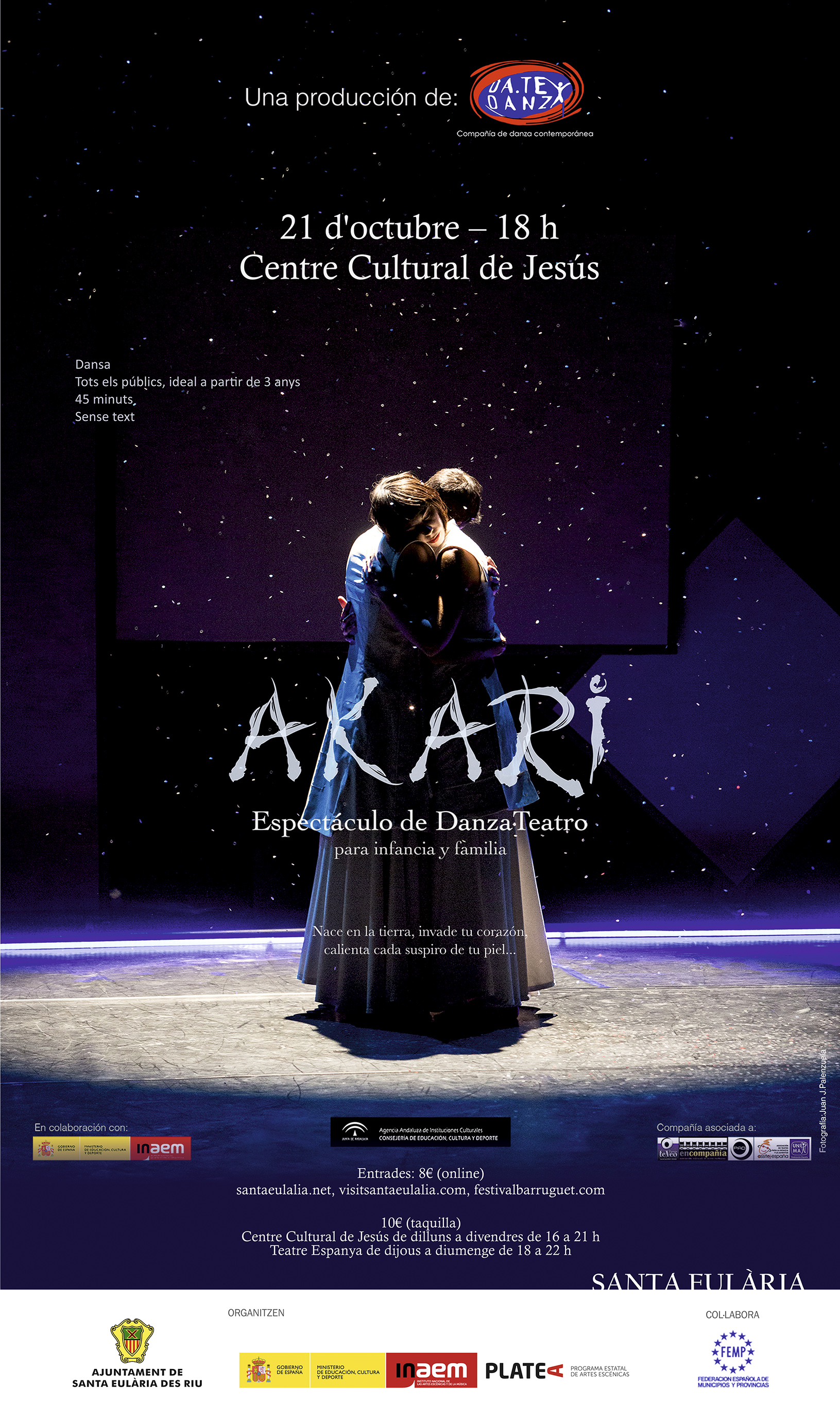 CARTELL AKARI DA TE DANZA CCDJ 21 10 2018 PLATEA