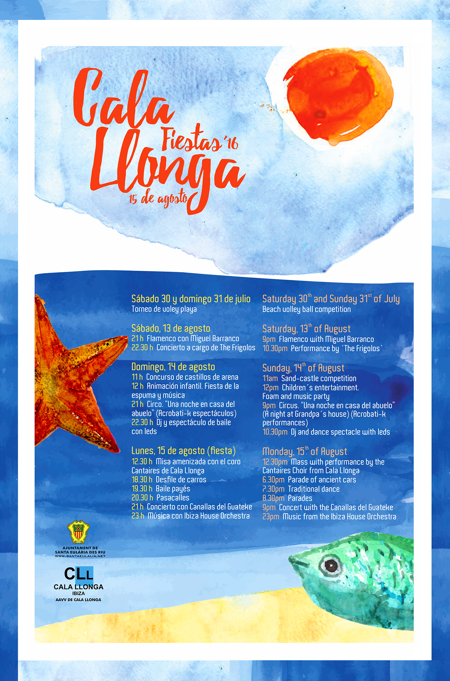 CARTELL FESTES DE CALA LLONGA