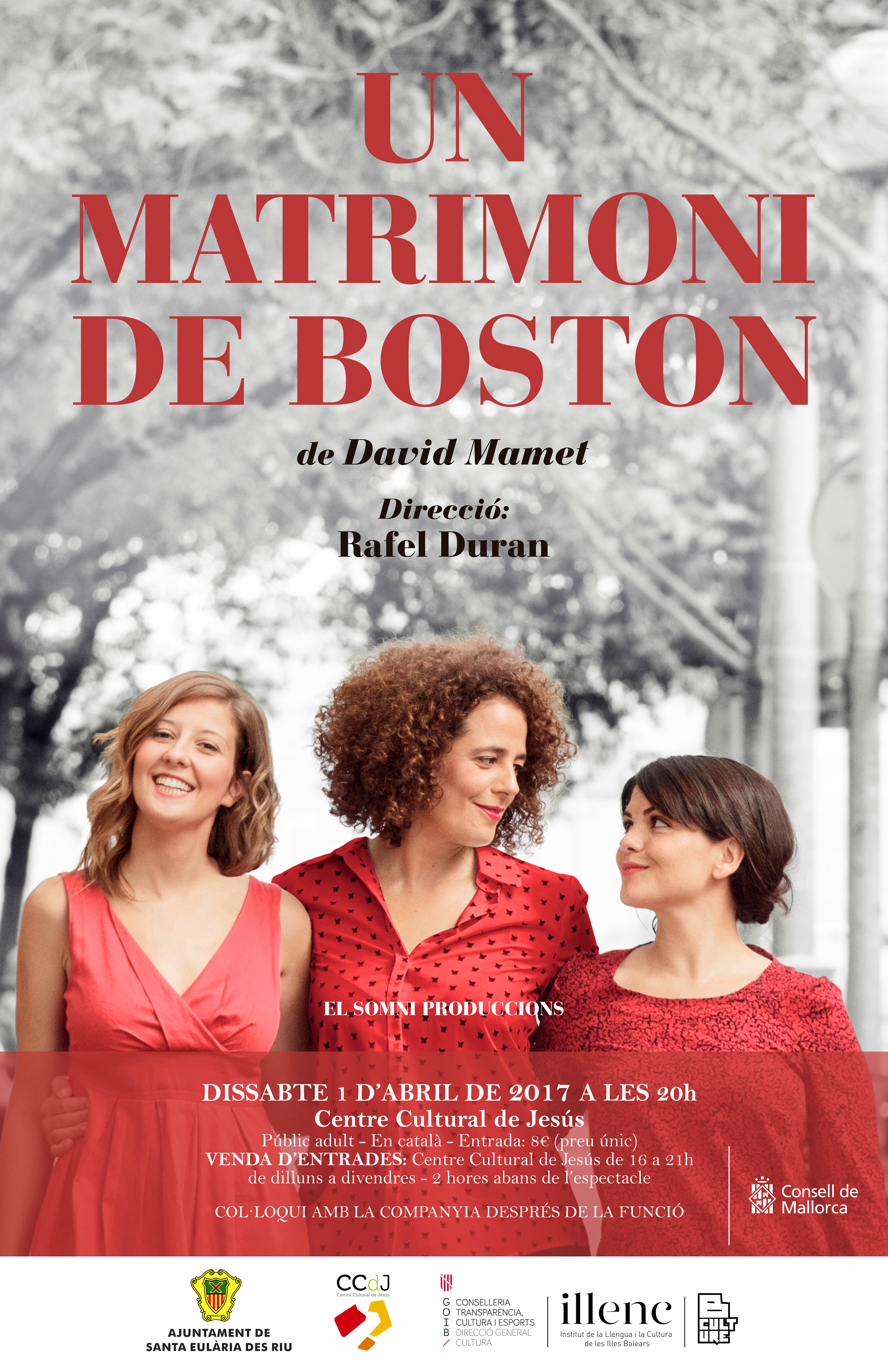 CARTELL UN MATRIMONI DE BOSTON 1 4 2017 CCDJ