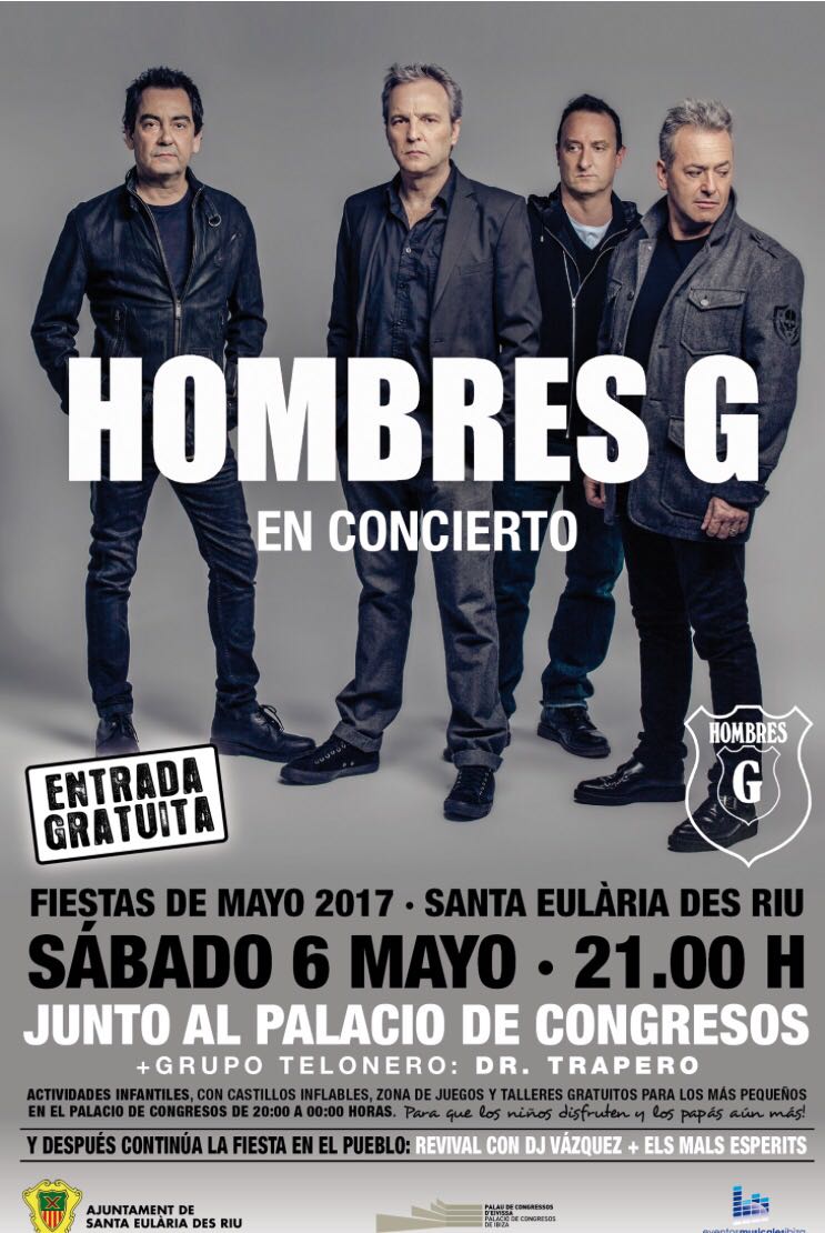 Cartel concierto hombres G