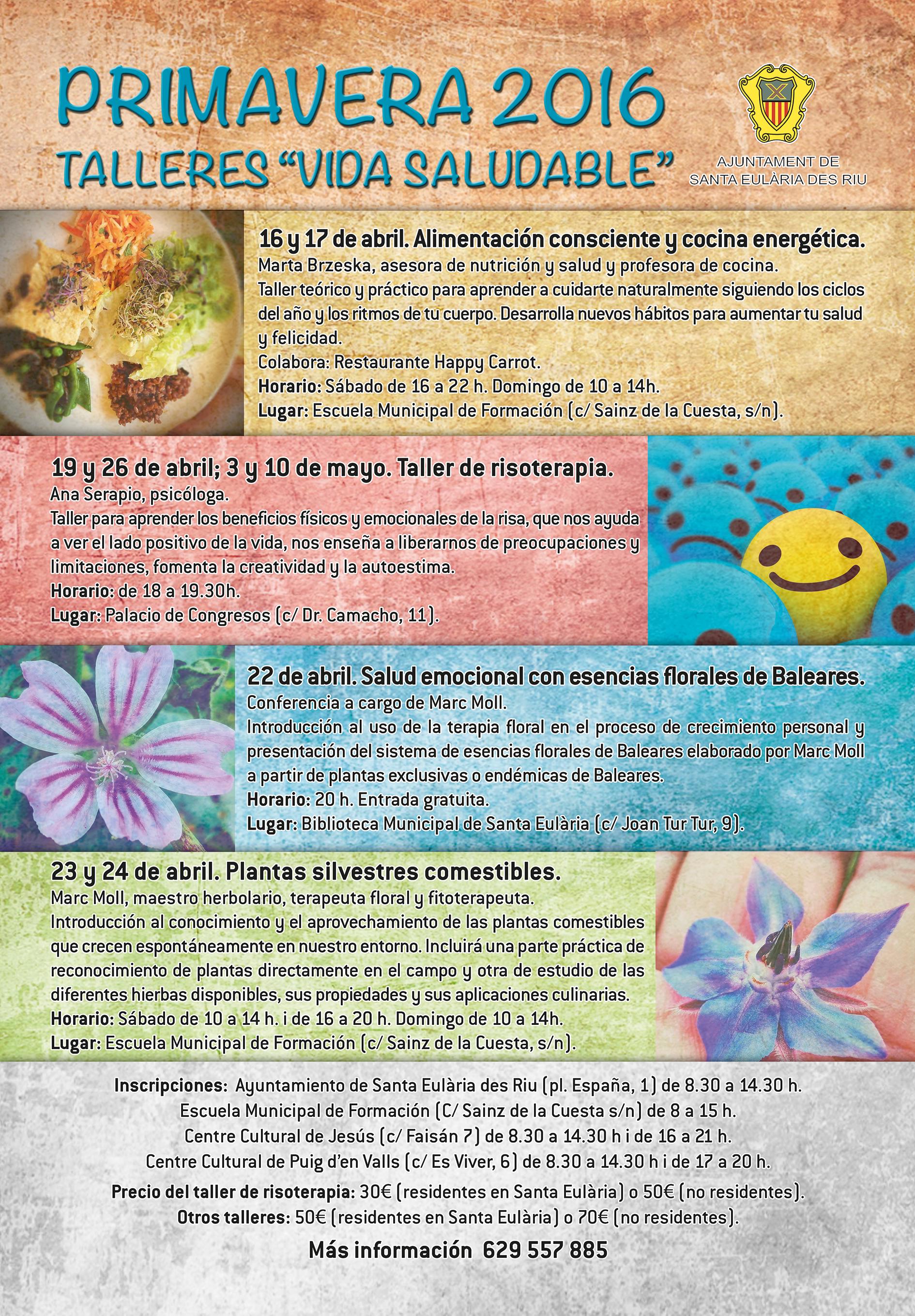 PUBLICITAT TALLERS PRIMAVERA 2016 CASTELLA