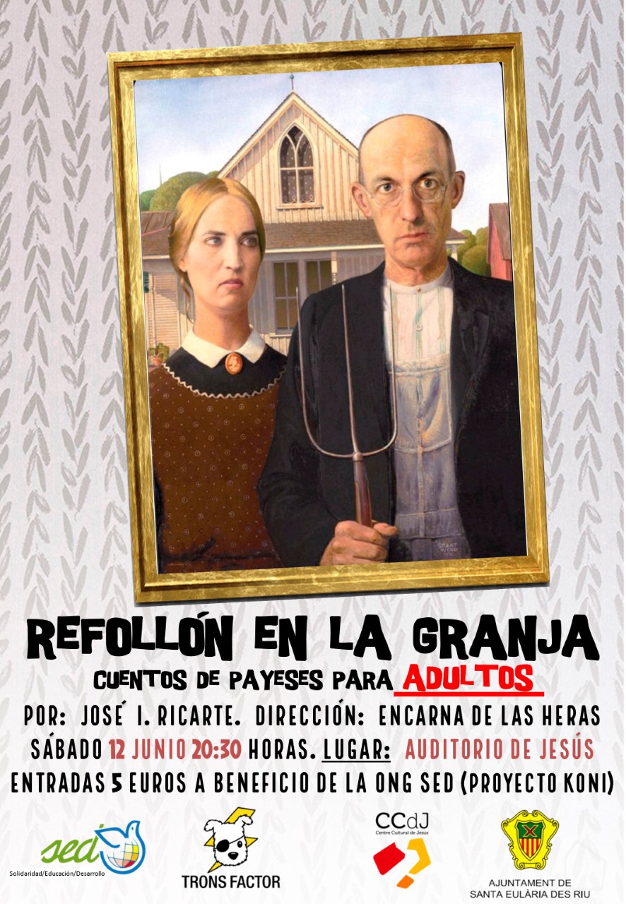 refollón en la granja