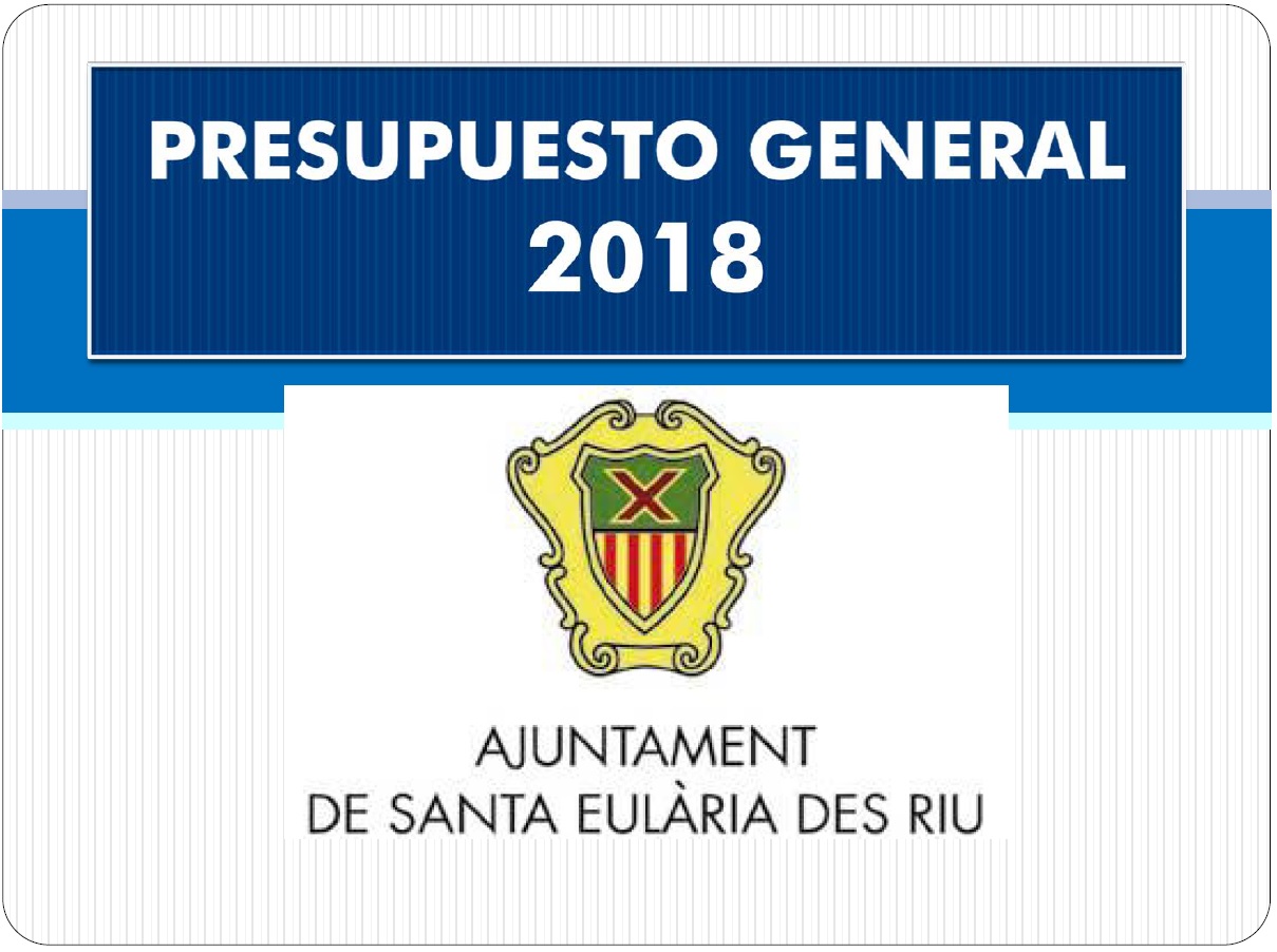 Presupuestos 2018