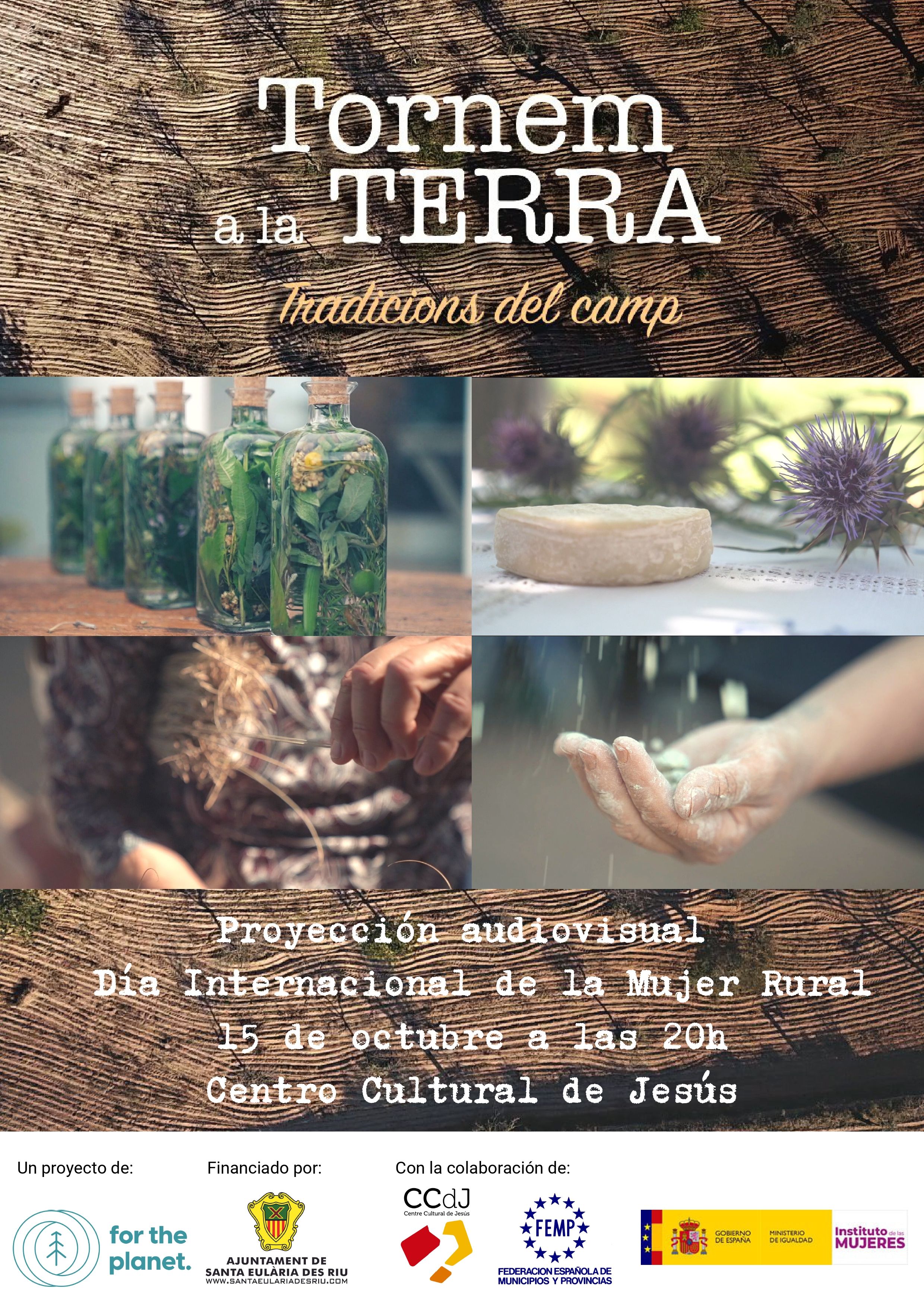 Jesús acoge una proyección de micro documentales sobre actividades tradicionales ibicencas dentro del Día de la Mujer Rural