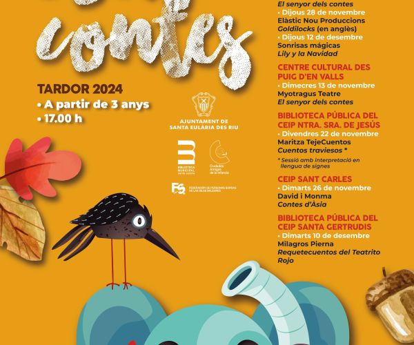 ‘Cuentos traviesos’ con lenguaje de signos y ‘Ricitos de oro’ en inglés dentro del ciclo de ‘Contes de Tardor’ organizado por la Biblioteca Municipal en las cinco Parroquias