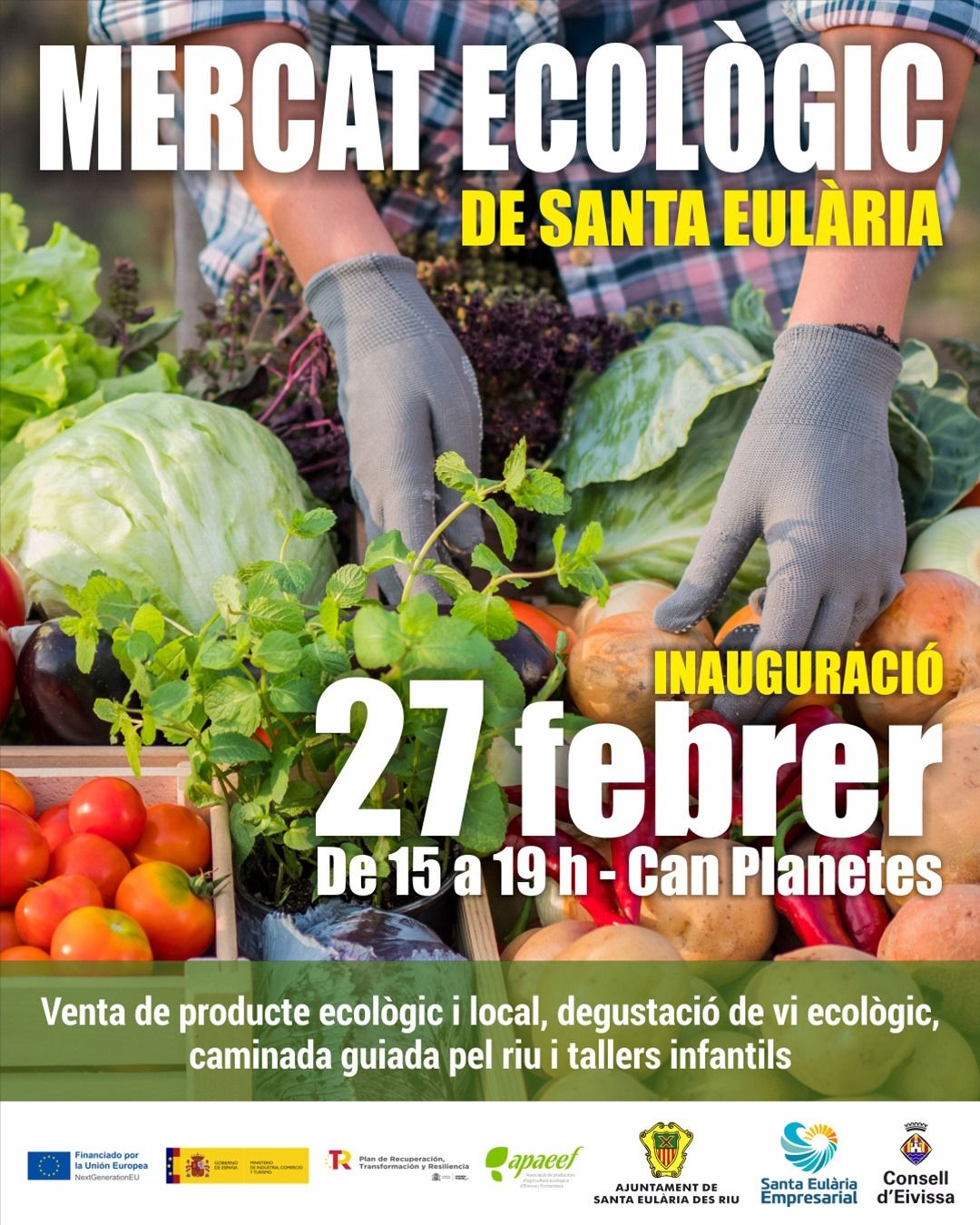 Santa Eulària estrena un mercado ecológico en Can Planetes