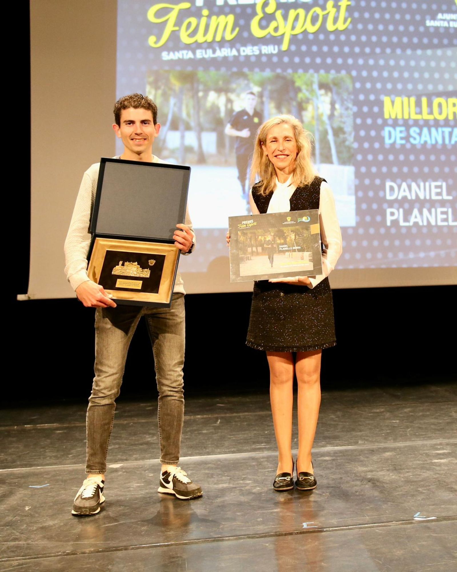 El atleta sordo Dani Planells es proclamado mejor deportista de Santa Eulària des Riu del año