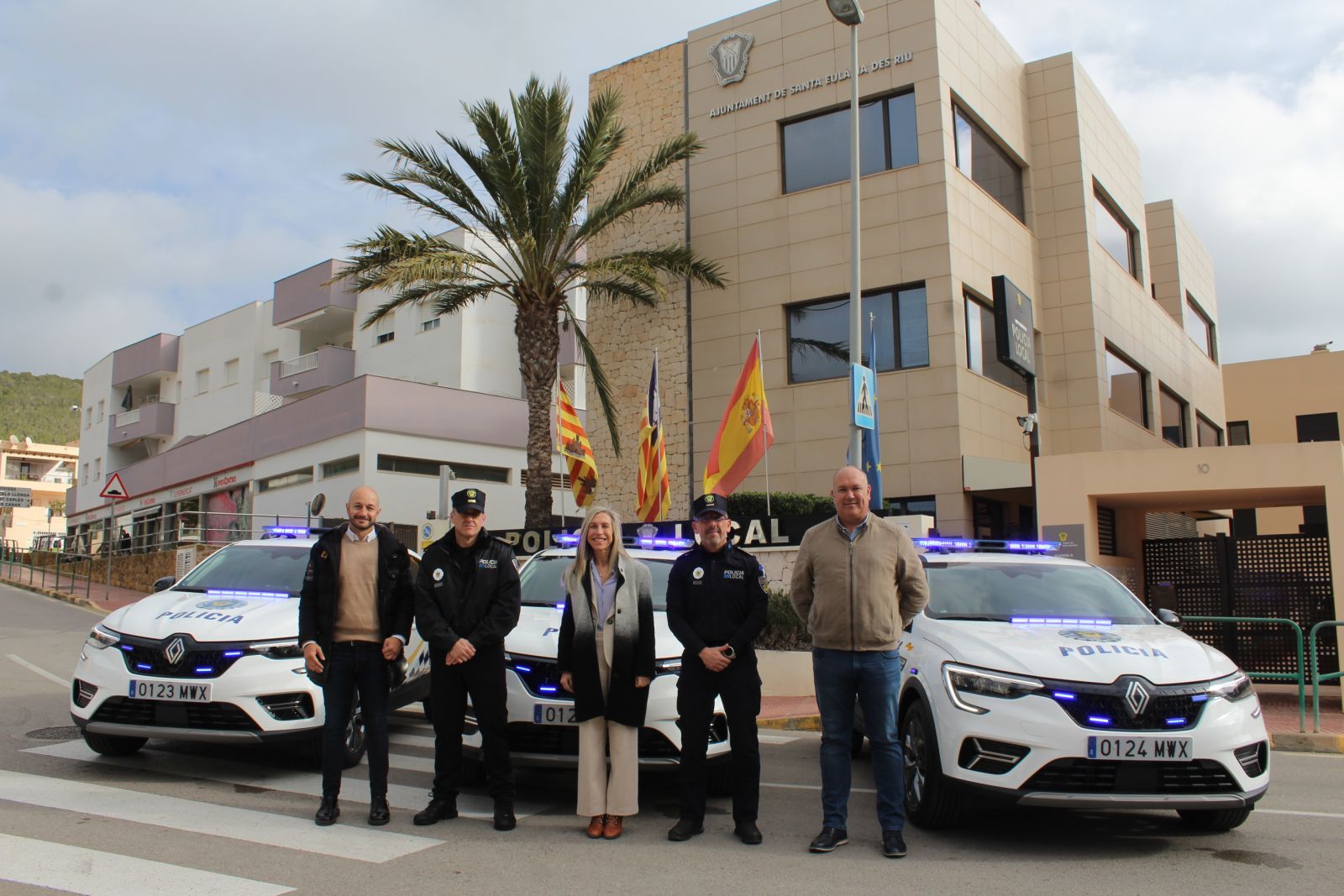 La Policía local de Santa Eulària incorpora tres nuevos vehículos policiales a su flota