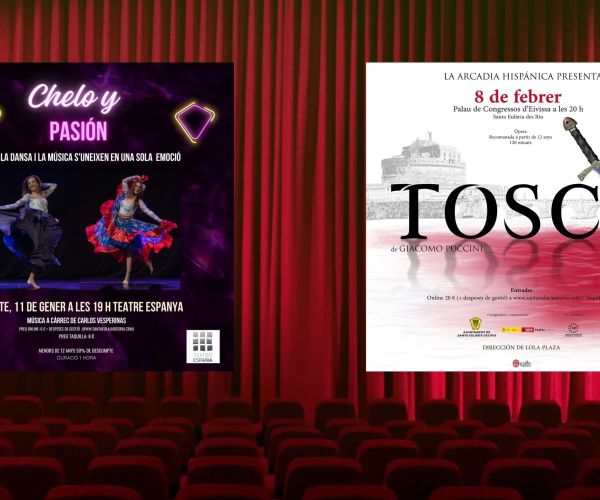 Òpera, dansa i teatre. Aquestes són les ofertes culturals per a aquest inici d'any a Santa Eulària