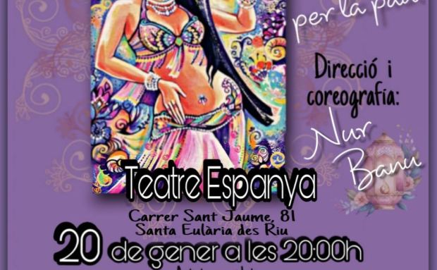 El Teatro España acoge el espectáculo de danza del vientre 'Dansant per la pau'