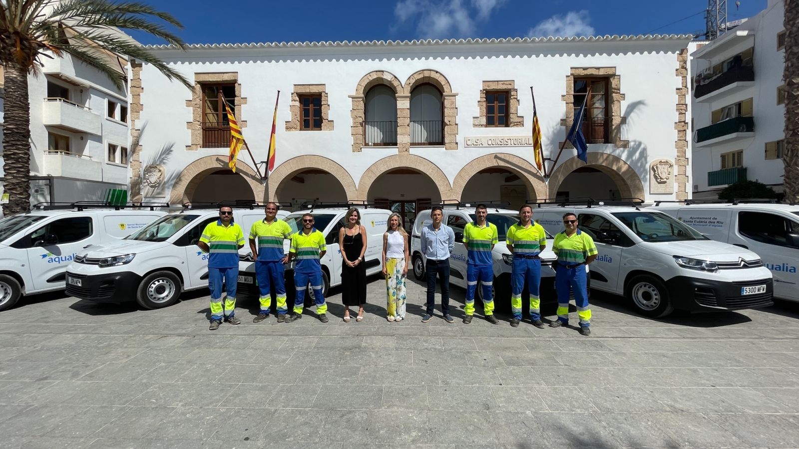 El Servicio Municipal de Aguas de Santa Eulària des Riu apuesta por el medio ambiente con la incorporación de vehículos eléctricos