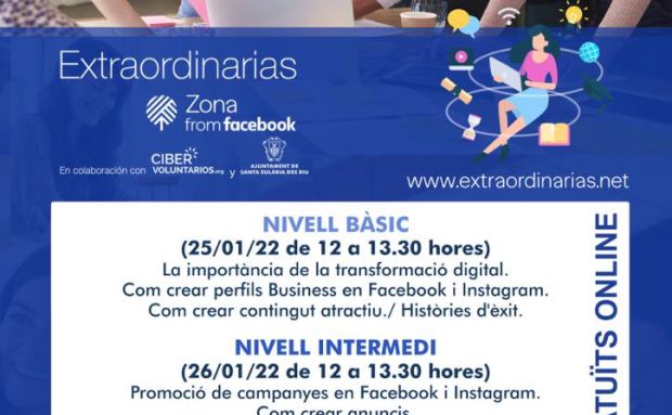 Santa Eulària, la Fundación Cibervoluntarios y Zona from Facebook colaborarán para formar en marketing digital a mujeres emprendedoras