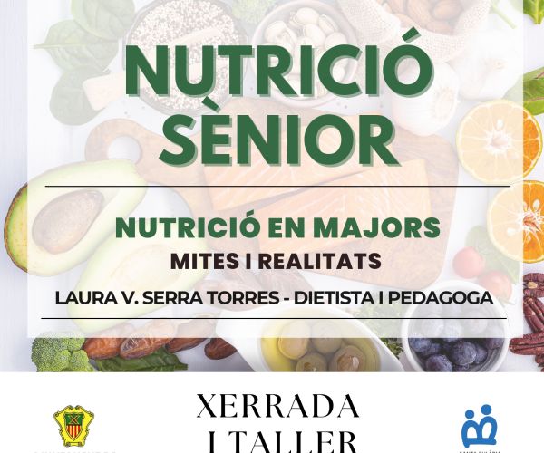 El departamento de Bienestar Social organiza tres charlas de ‘nutrición sénior’ para los mayores del municipio