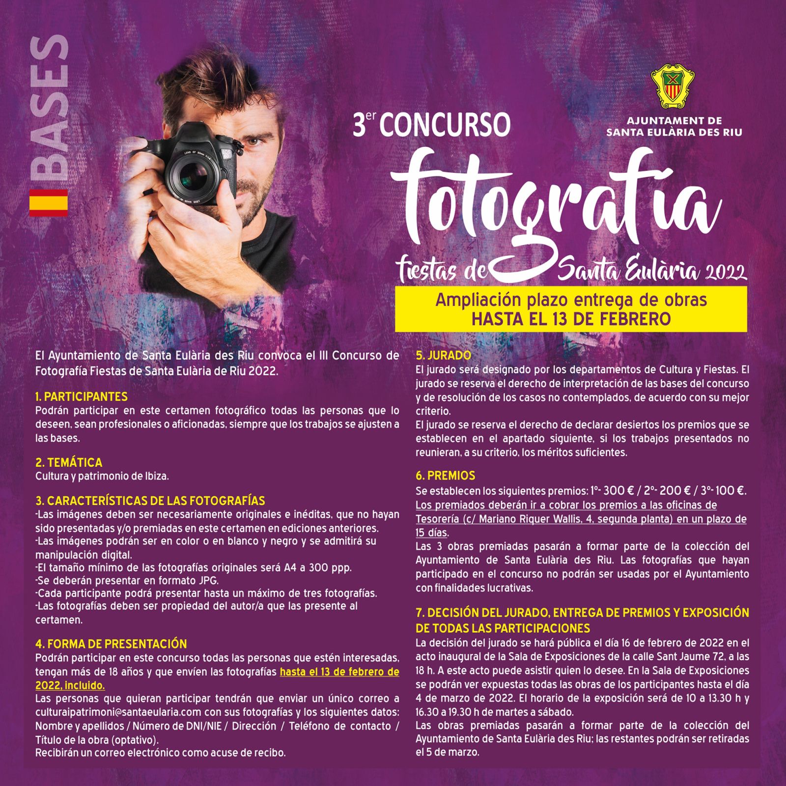 Exposición del Concurso de Fotografía Fiestas de Santa Eulària 2022