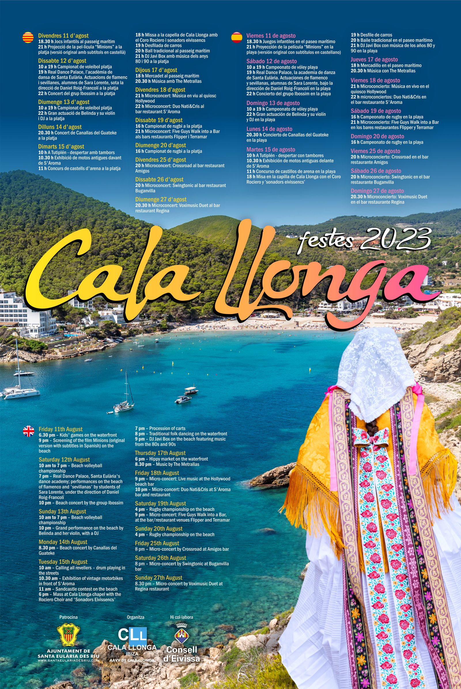 La música, el deporte y las actividades para los más pequeños siguen como señas de identidad de las fiestas de Cala Llonga 2023