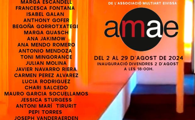 La Associació Multiart d’Eivissa inaugura el 2 de agosto una exposición conjunta en el Centre Cultural de Jesús