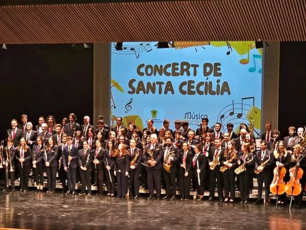 Èxit rotund del concert de les Bandes Municipals en honor a Santa Cecilia al Palau de Congressos