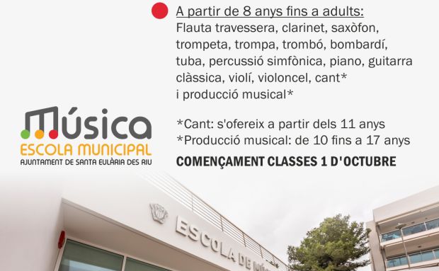 A los descuentos del 50% para familias numerosas y jubilados la Escuela de Música suma este año las mismas rebajas para familias monoparentales y personas con discapacidad