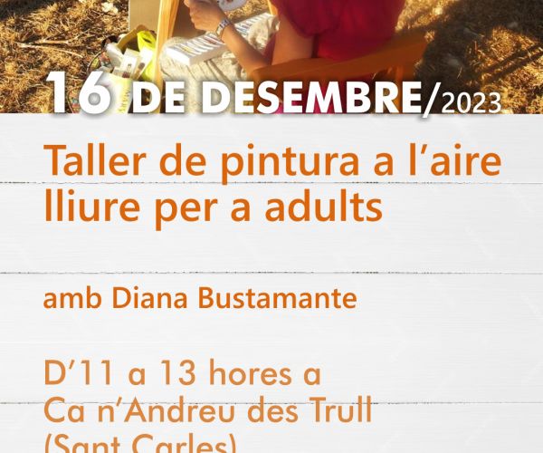 Taller de pintura al aire libre para adultos en el Trull de Ca n’Andreu