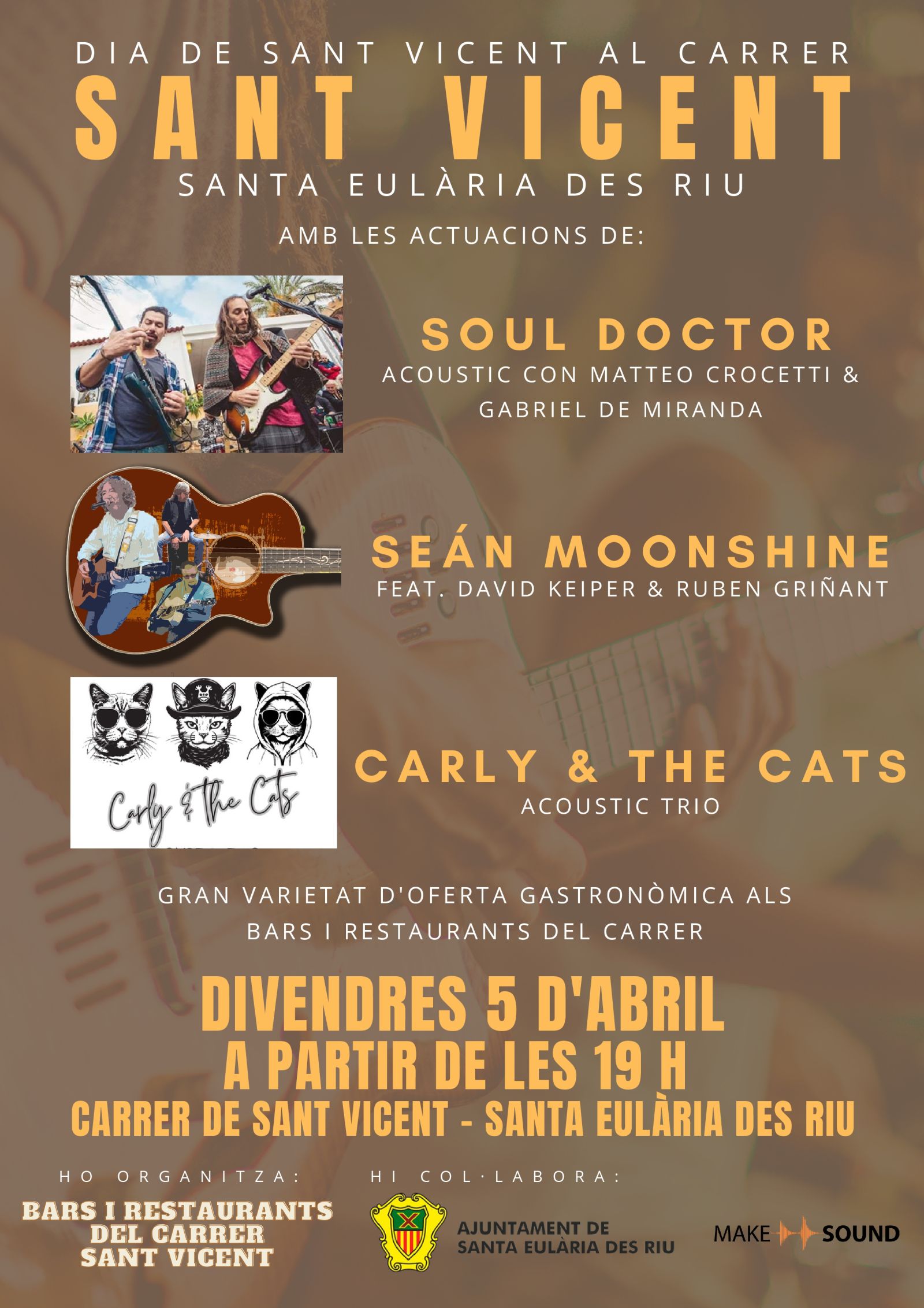 Los restaurantes de la calle San Vicente celebran su patrón  con comida a precios especiales y mucha música