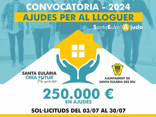 L'Ajuntament eleva fins als 1.600 euros el màxim de les ajudes al lloguer i amplia els nivells de renda perquè sigui més fàcil sol·licitar-les