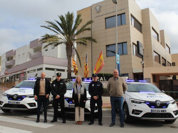 La Policia local de Santa Eulària incorpora tres nous vehicles policials a la seva flota