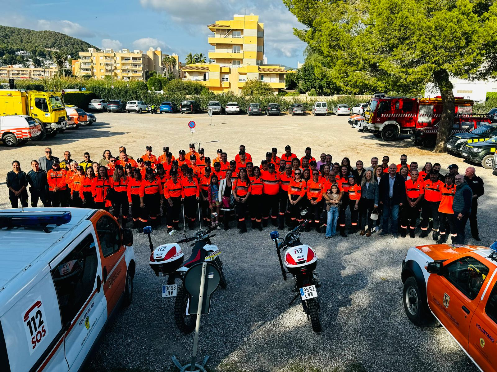 Santa Eulària des Riu posa en valor la gran feina dels voluntaris de Protecció Civil d'Eivissa