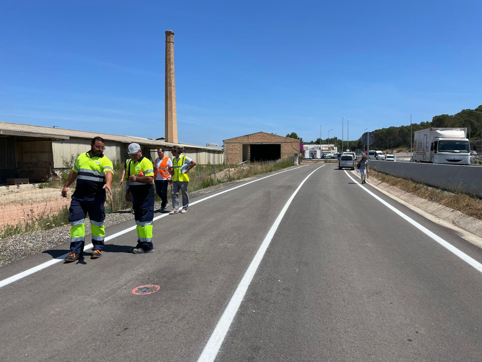 Santa Eulària des Riu comienza las obras para abastecer de agua desalada al polígono de Ca na Palava