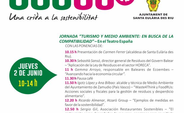 El departamento de Medio Ambiente organiza una jornada sobre turismo y medio ambiente para hablar de reciclaje, economía circular y reducción de desperdicios en el sector de restauración