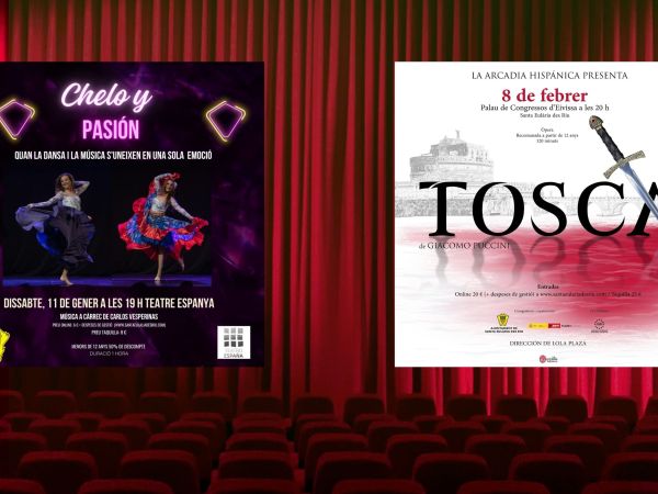 Òpera, dansa i teatre. Aquestes són les ofertes culturals per a aquest inici d'any a Santa Eulària