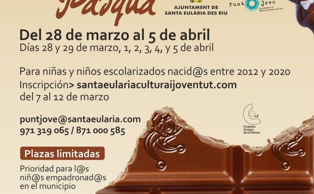 Mañana se abre el plazo para inscribirse a las Escuelas de Pascua para facilitar la conciliación y que congelan su precio