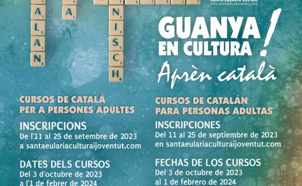 El próximo lunes, 11 de septiembre, se abre el plazo para inscribirse a los cursos de catalán del Ayuntamiento