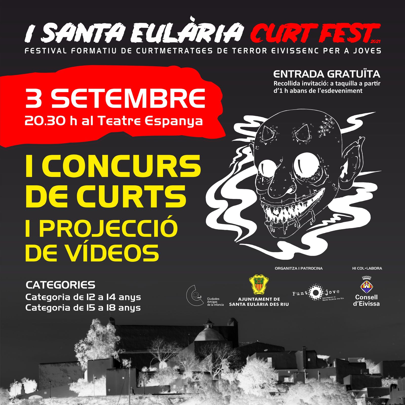 'El espejo', 'Silencio' y 'Caso Morna', primeros ganadores del festival Curt Fest de cortos de terror realizados con móvil por jóvenes