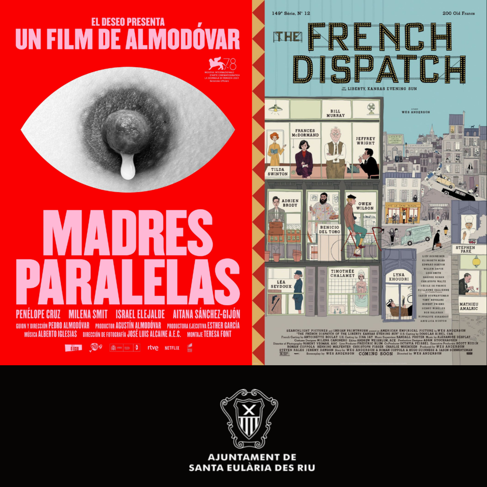 'The french dispatch' y 'Madres paralelas', del 4 al 7 de noviembre en el Teatro España