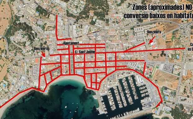 El ple aprova impedir la reconversió de locals en habitatge en Santa *Gertrudis i *Sant Carles, així com als carrers més cèntrics de la resta de nuclis urbans per a protegir el petit comerç i els entorns patrimonials