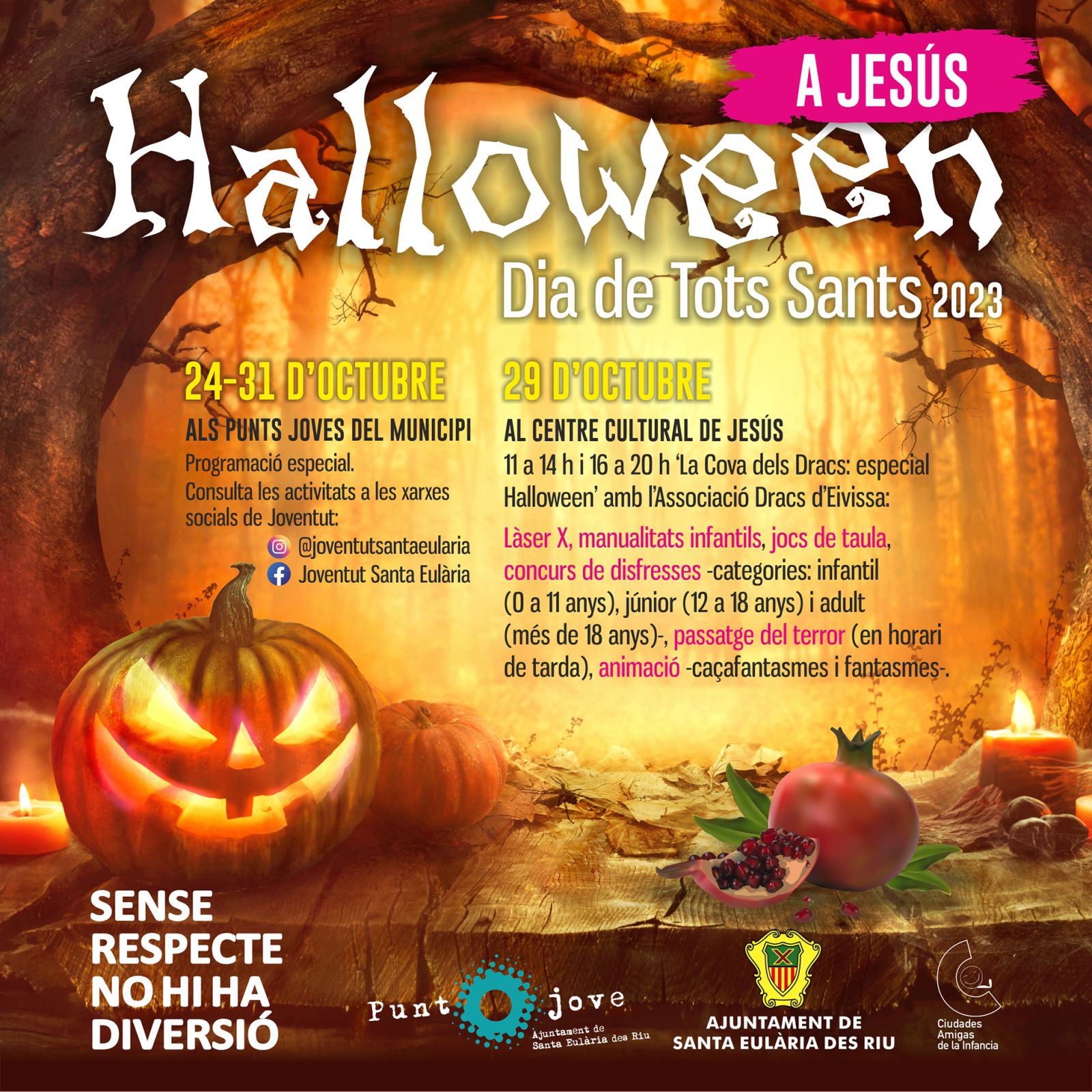 Actividades para todos los públicos en la celebración de Todos los Santos y Halloween