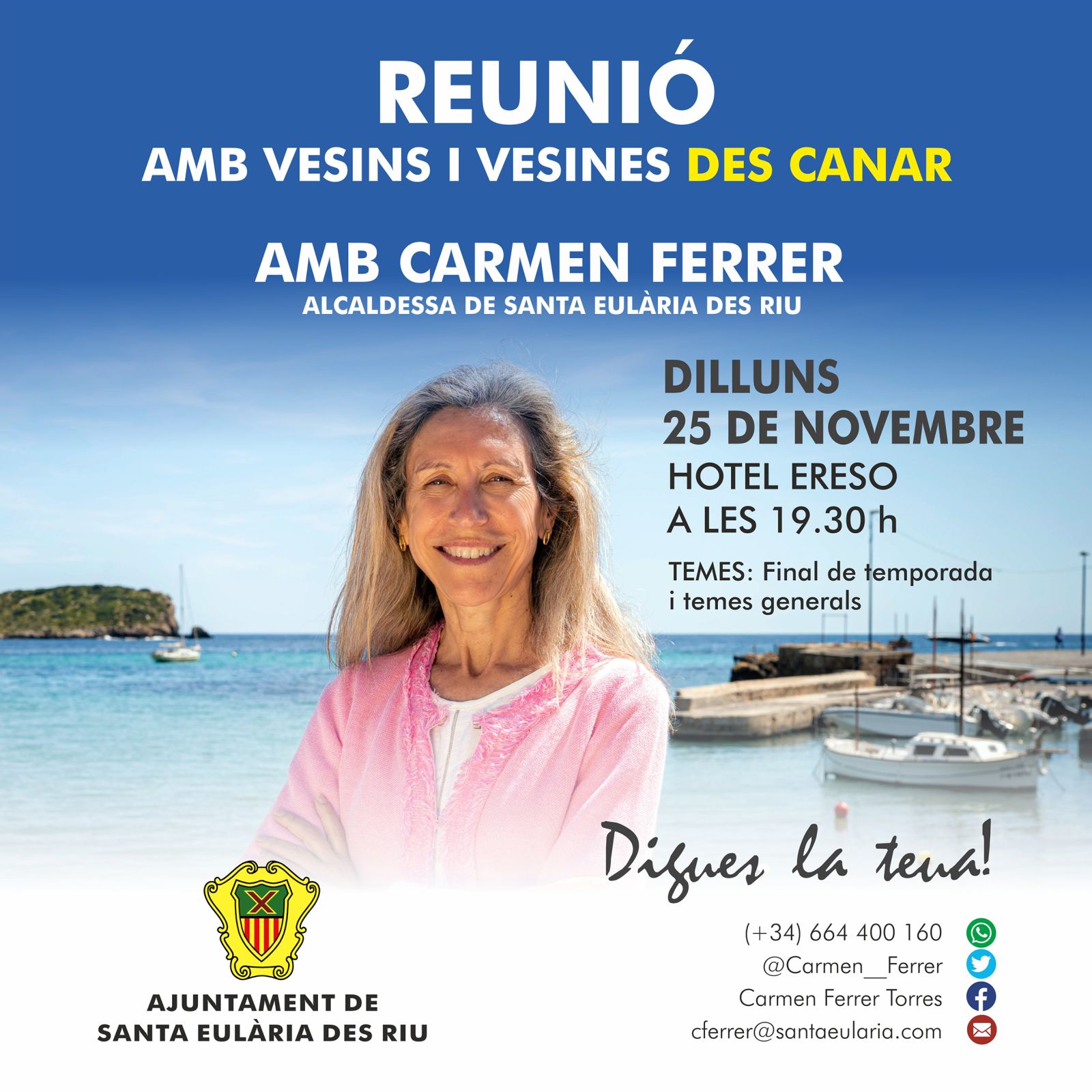 Digues la Teua amb els vesins des Canar el 25 de novembre de 2024