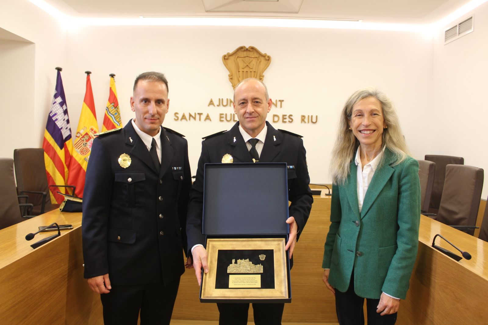 Félix Valverde releva a Juan Carlos Mora al frente de la Policía Local de Santa Eulària des Riu