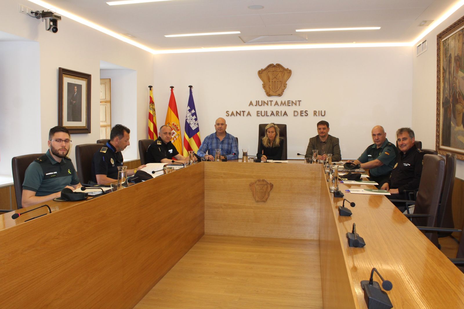 El Ayuntamiento reitera su petición de más efectivos de la Guardia Civil en el puesto de Santa Eulària para cubrir las necesidades de seguridad del municipio