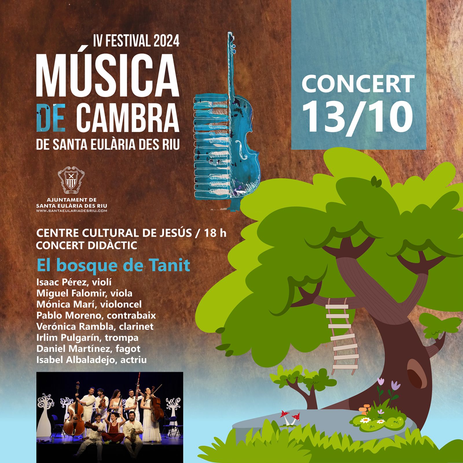 La soprano Isabel Albadalejo será la protagonista del segundo concierto del cuarto Festival Música de Cambra de Santa Eulària con ‘El bosque de Tanit’