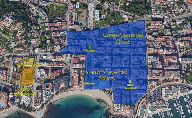 Santa Eulària solicita 1,92 millones a los fondos europeos Next Generation para crear un ‘centro comercial abierto’