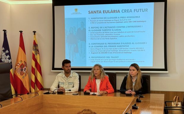 Santa Eulària presenta el primer pla ‘Santa Eulària Crea Futur’ d'actuació per a facilitar l'accés a l'habitatge