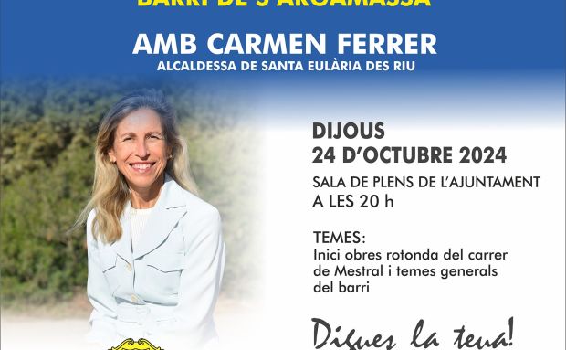 Digues la Teua a la Sala de Plens de l’Ajuntament amb els veïns del barri de s’Argamassa