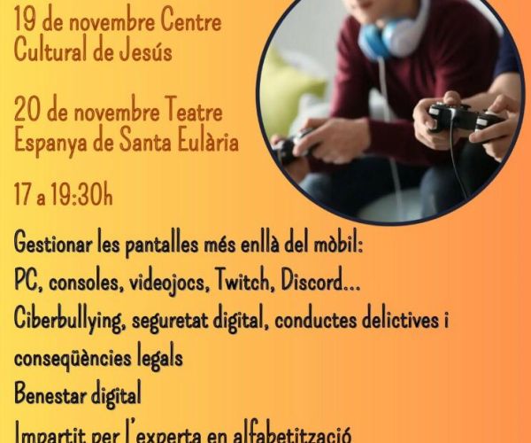 Tallers gratuïts de ‘benestar digital’ per a les famílies a Santa Eulària i Jesús