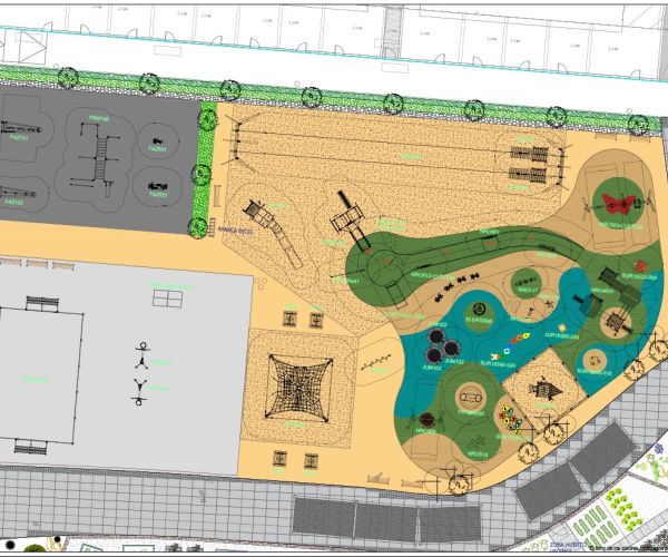 El Ayuntamiento de Santa Eulària des Riu urbaniza 6.000 metros cuadrados en es Puig d'en Valls para crear una plaza pública con espacios infantiles, zona recreativa, deportiva, calistenia y huertos urbanos