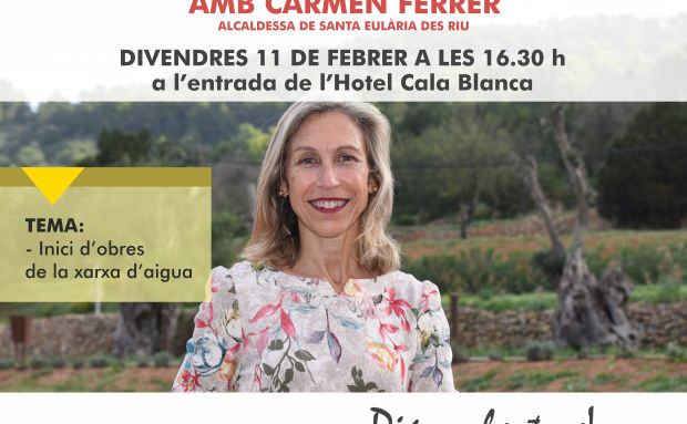 Reunión abierta de 'Digues la Teua' con la alcaldesa Carmen Ferrer en es Figueral