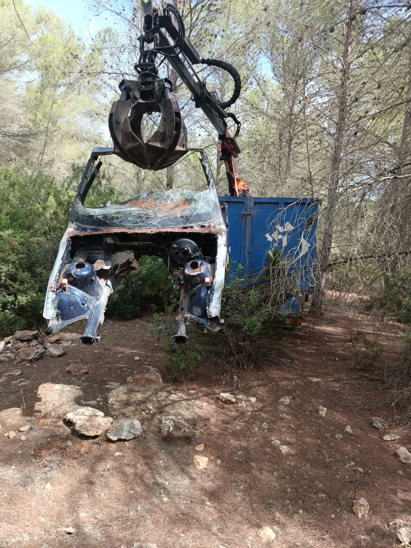 La Policía Local de Santa Eulària ha intervenido en 132 denuncias debido a asentamientos, acampadas y pernoctaciones en caravanas entre julio y agosto de 2022